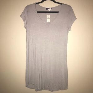 Lilac-Gray Cover Up Dress